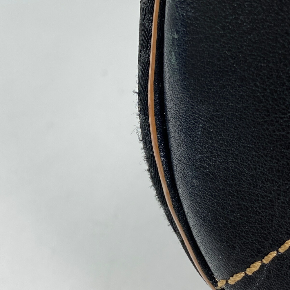 Celine Macadam Pattern Canvas Handbag Black - image 3